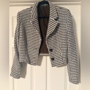 Womens Cropped Blazer